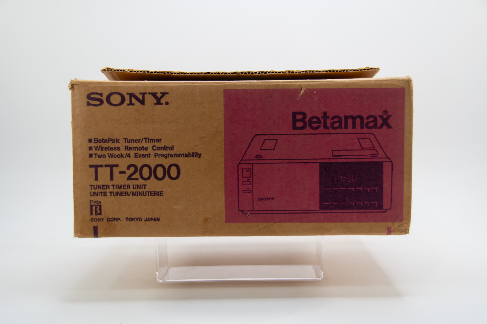 Vintage Sony Tuner Timer Unit TT-2000 Open Box VINTAGE OLD STOCK
