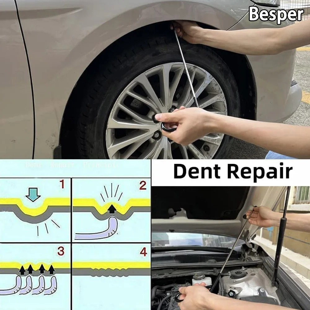 Puller Rods Dent Paintless Repair Tools Car Removal Body Push kits