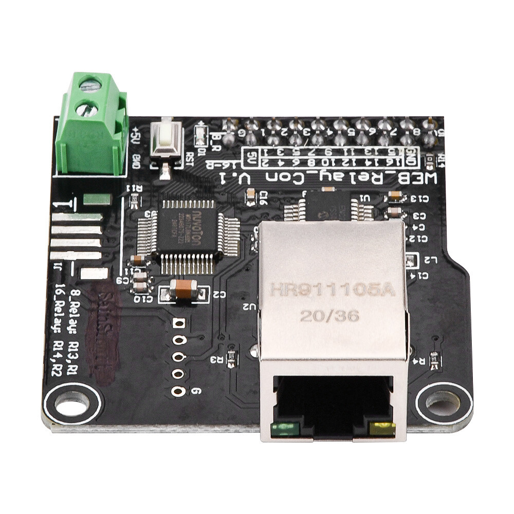 16 Ch Ethernet WAN Control LAN Web Server Relay Ethernet RJ45 Network Module