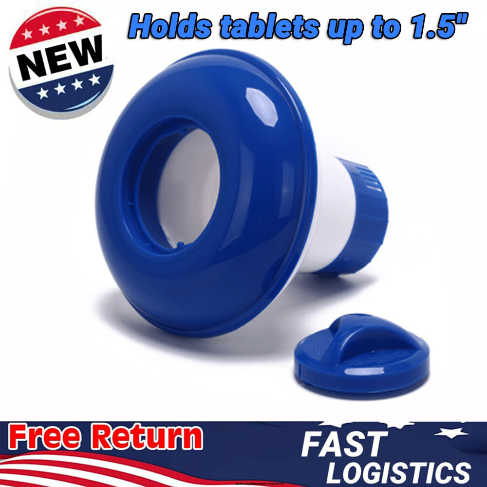 Pool Chlorine Tablet Dispenser Corrosion-Proof,Multi-Vent Control,Fits 1.5" Tab