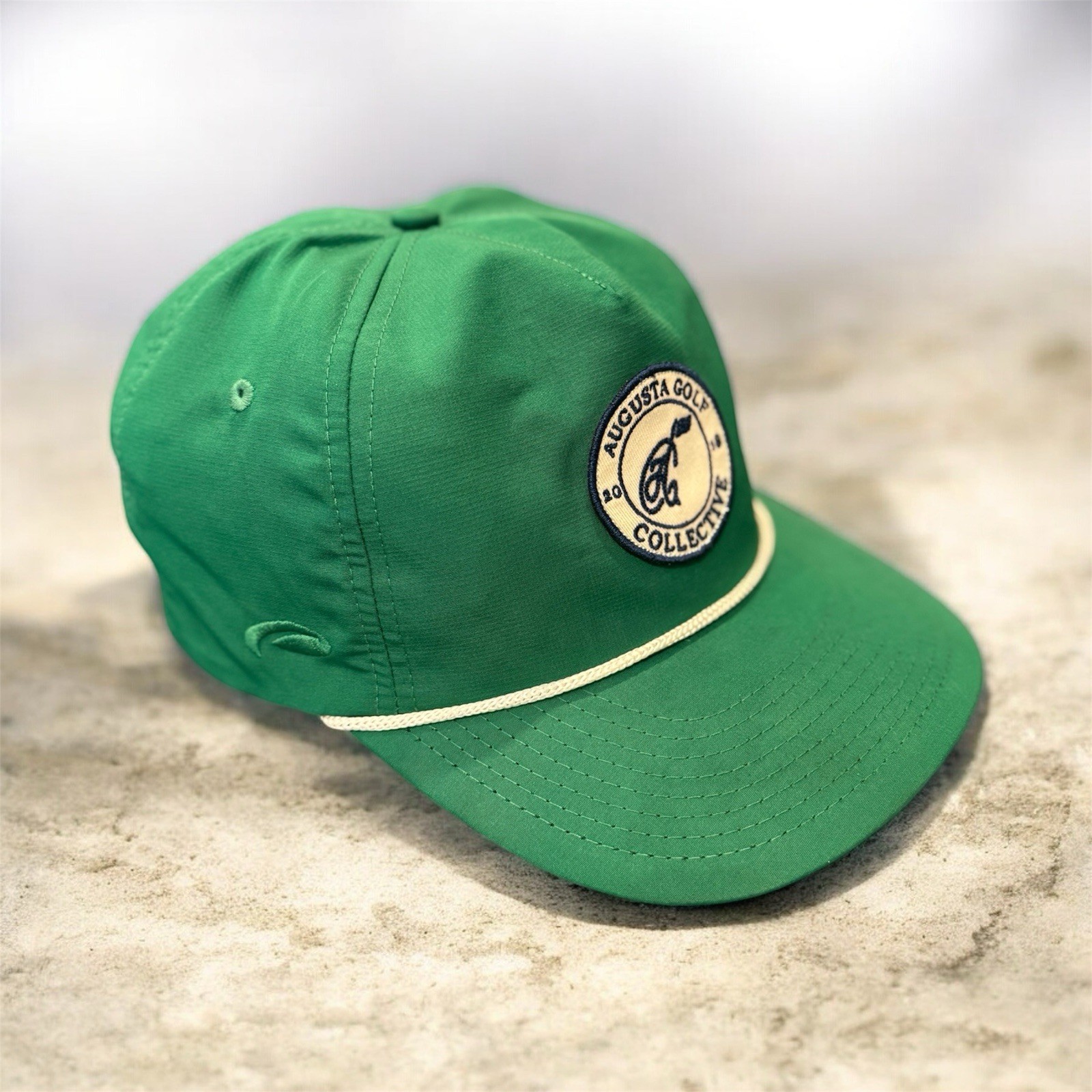 Augusta Golf Collective 2018 Patch Rope Hat Masters Tournament SnapBack Green