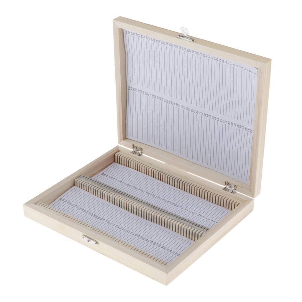 Microscope Storage Box Case Container Slide Holder