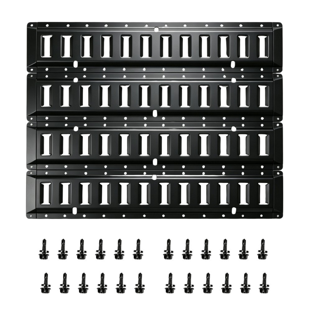 4PK 2' E Track Rails Tie-Down Kit for Enclosed Cargo Trailer Thickened Version