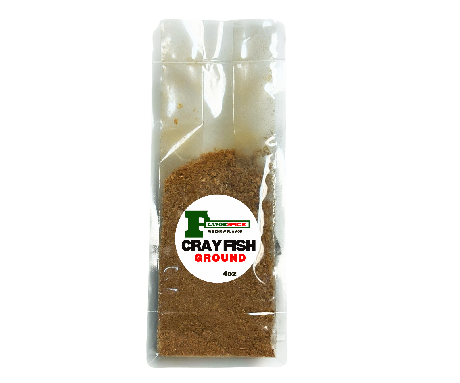 Crayfish. Dried, Ground 4oz (1 pack)