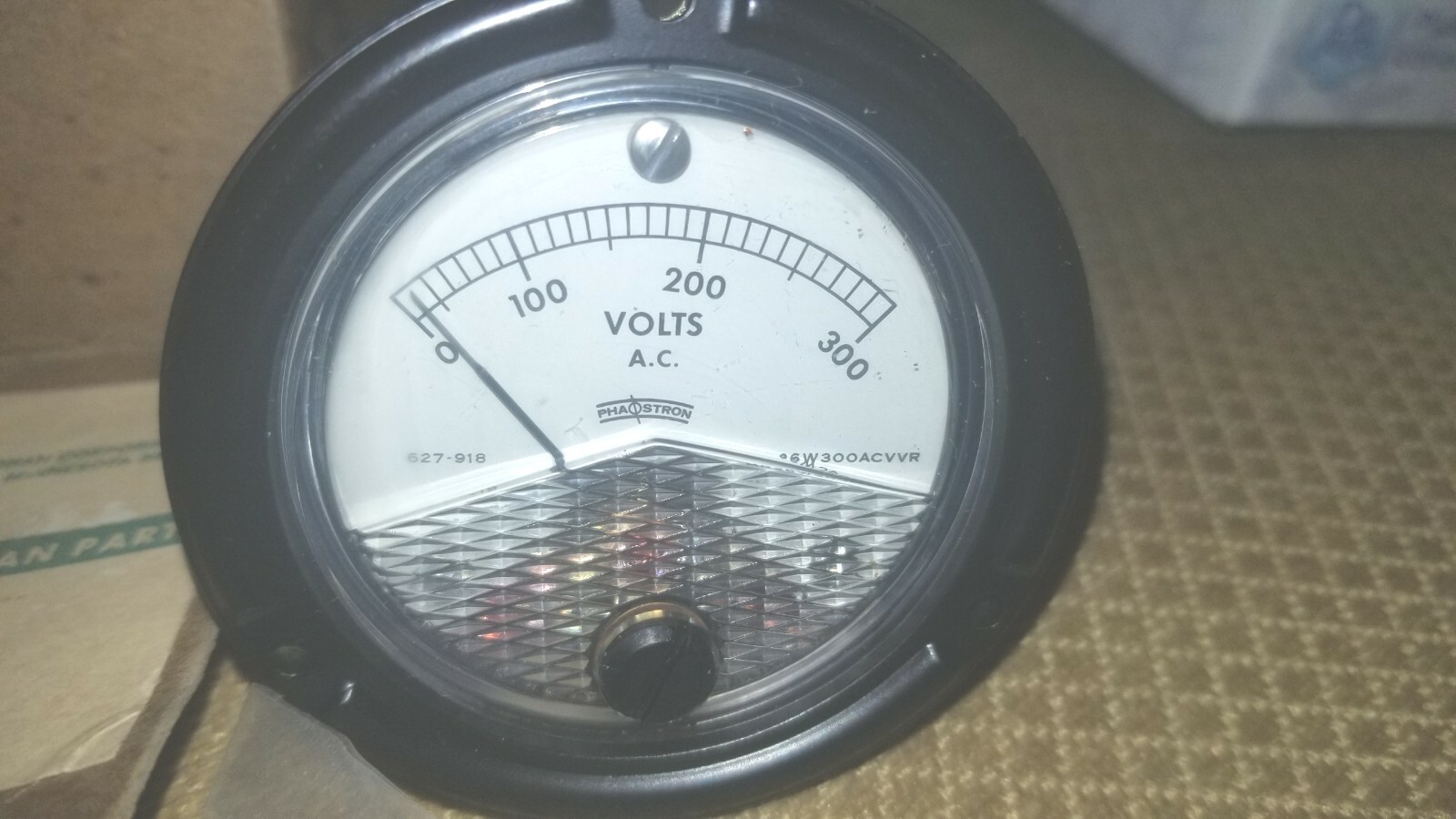 2.5" 100-300 AC VOLTS PANEL METER 2-1/2" PHASTRON MODEL 627-918 ONAN 302-1071