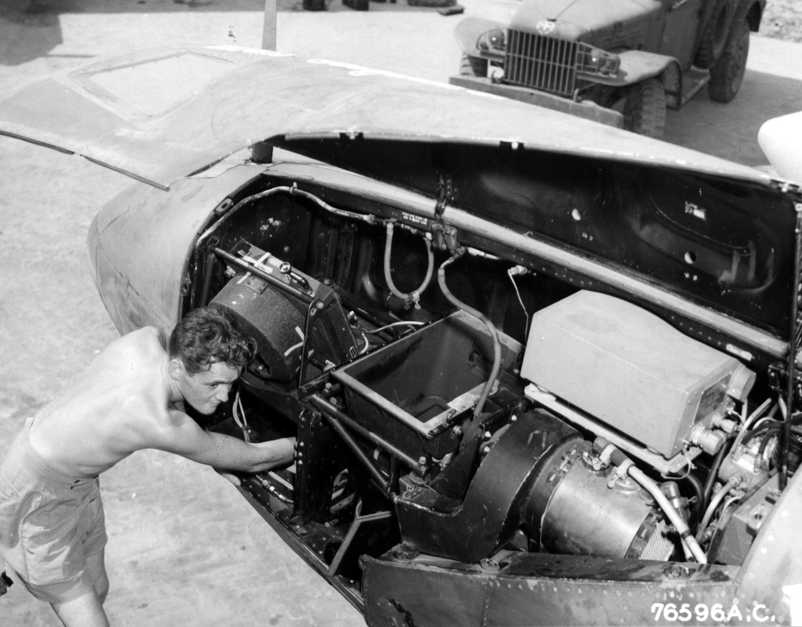 WW2 WWII Photo World War Two / USAAF F-5 Reconnaissance Aircraft Cameras P-38