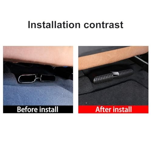 2pcs ABS Car Under Seat Air Outlet Vent Protect Cover Trim Accessories for BMW
