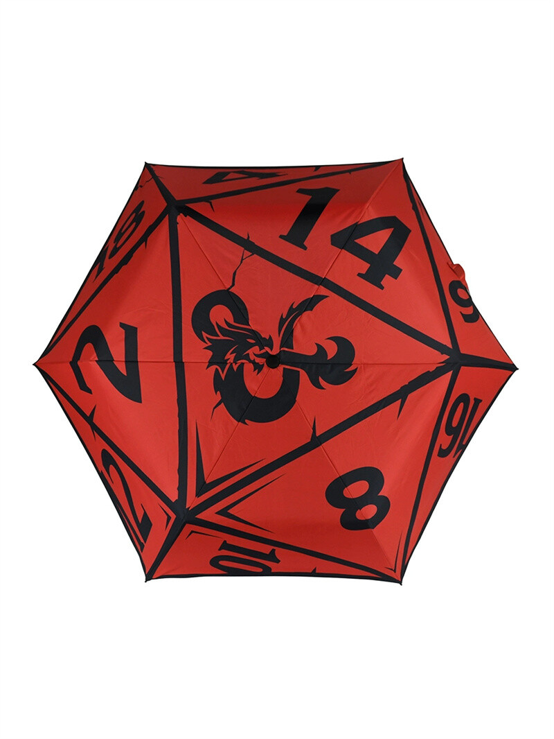 Dungeons And Dragons DND Dice Folding Umbrella Authentic
