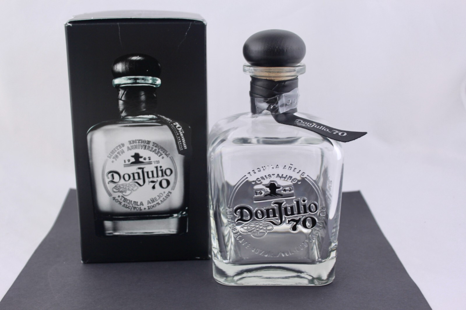 TEQUILA DON JULIO 70 EMPTY BOTTLE AND BOX – MINT