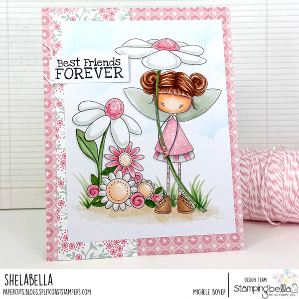 SPRING BACKDROP-Stamping Bella Cling Rubber Stamp-Craft-Whimsabella Background
