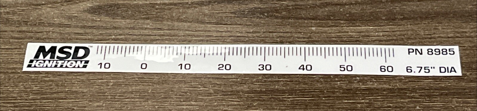 MSD IGNITION TIMING TAPE 6.75 " DIAMETER FOR BALANCER