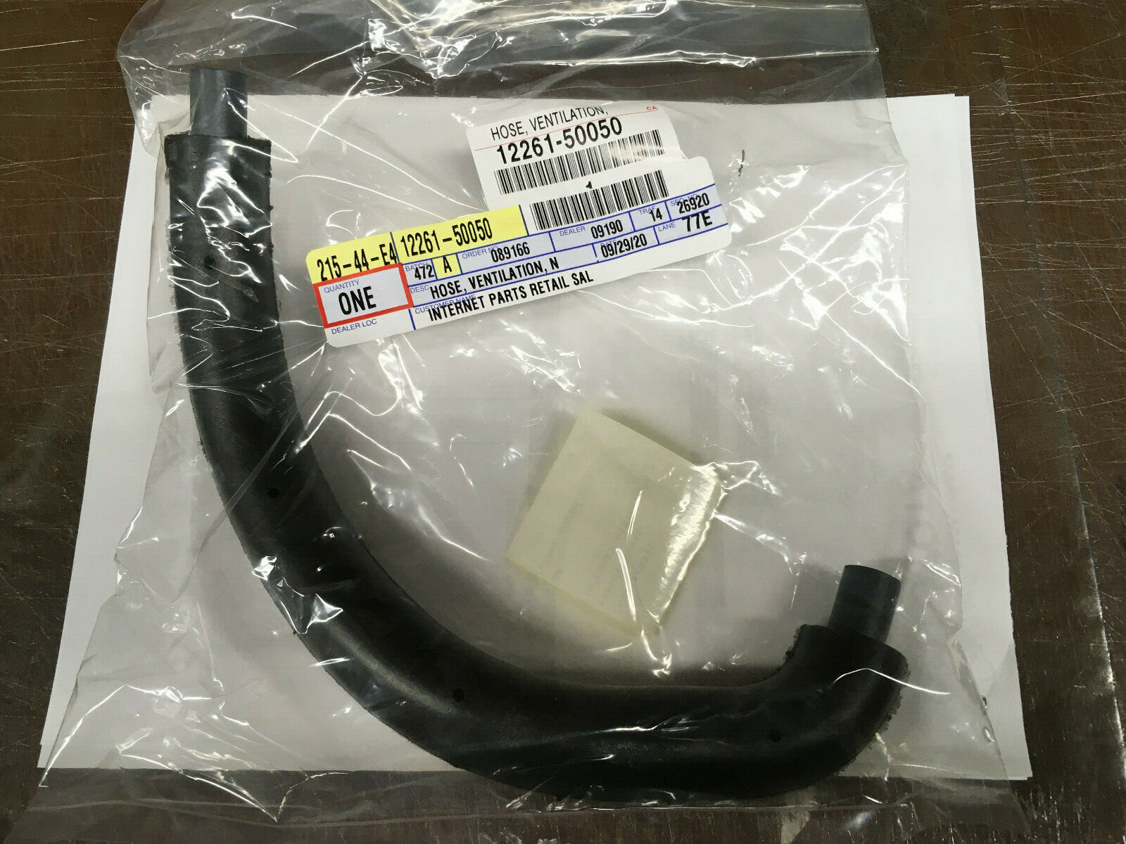 OEM TOYOTA LAND CRUISER VENTILATION PCV HOSE FITS 1998-2006 2UZFE ENGINE
