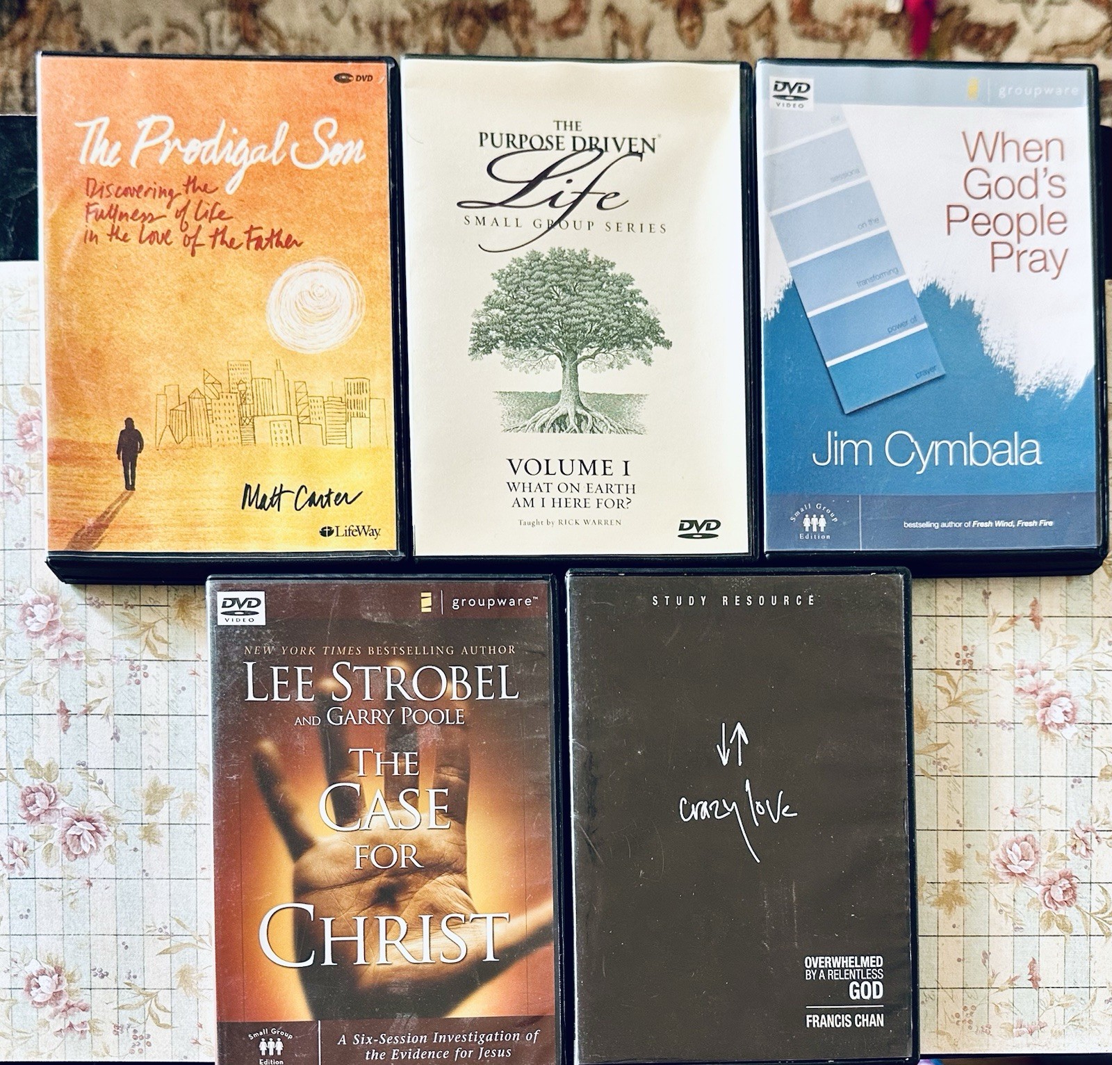 Lot Of 5 Small Group Bible Study DVDs