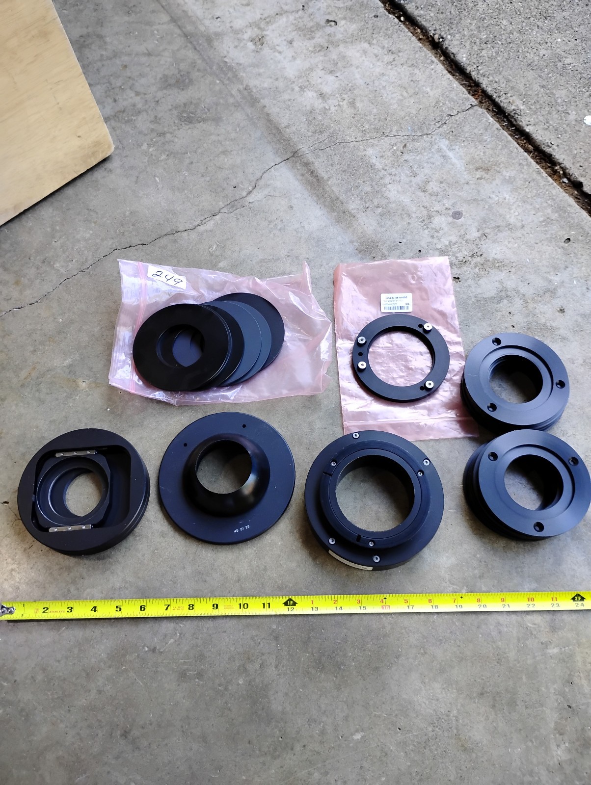 Zeiss Piezo Stage Adapter and Spacers Assortment
