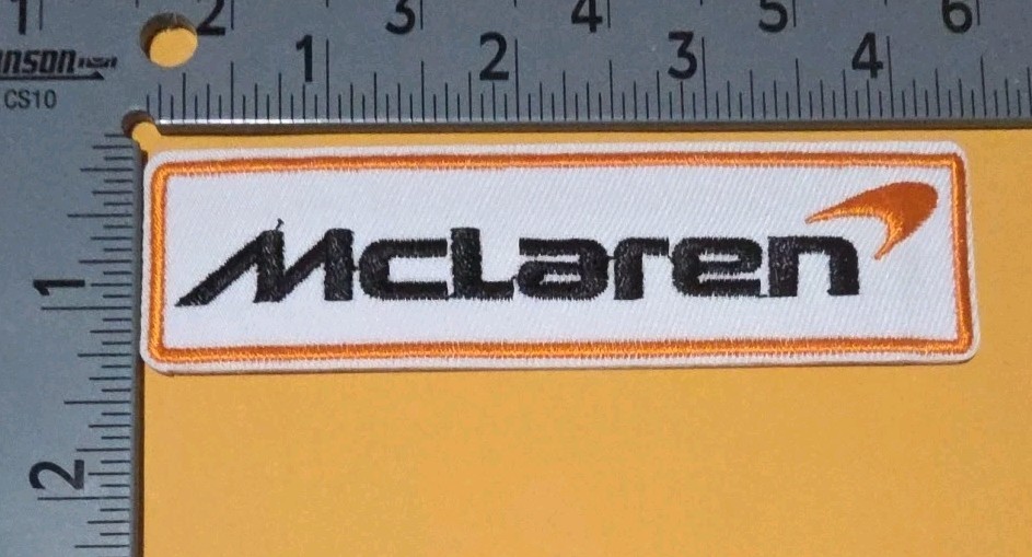 McLaren Embroidered Iron/Sew On Patch