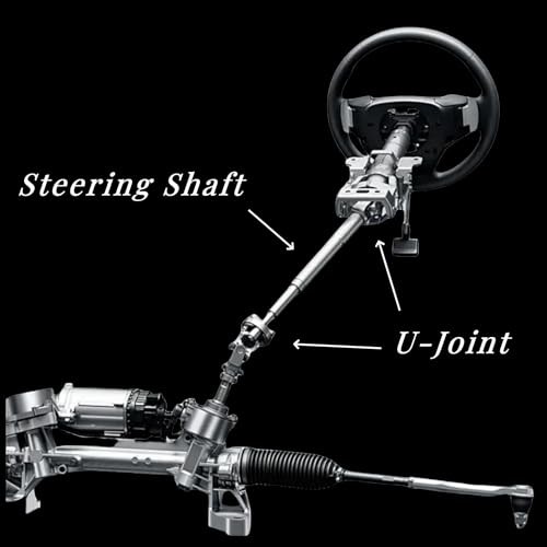 5/8"- 36 Spline x 3/4" DD Black Steering Universal Joint U Joint Single