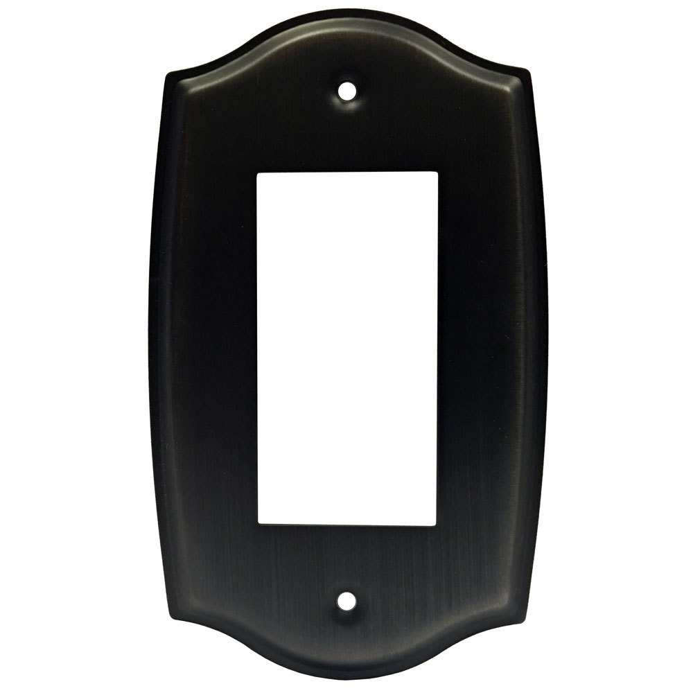 Oil Rubbed Bronze Single Decora GFI Switch Wall Plate