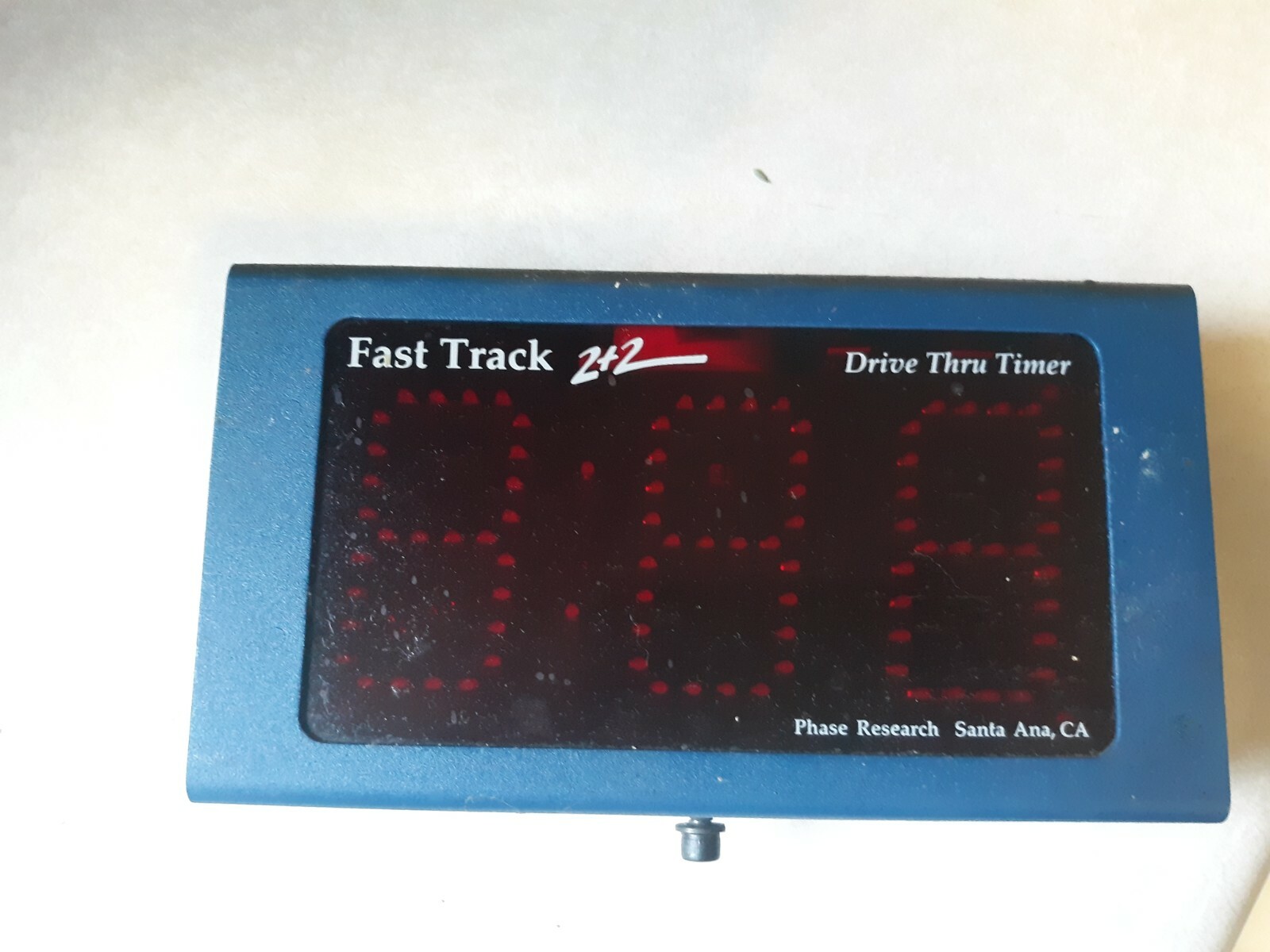 Fast Track 2+2 Drive Thru Timer Display PHASE RESEARCH DUAL SIDE