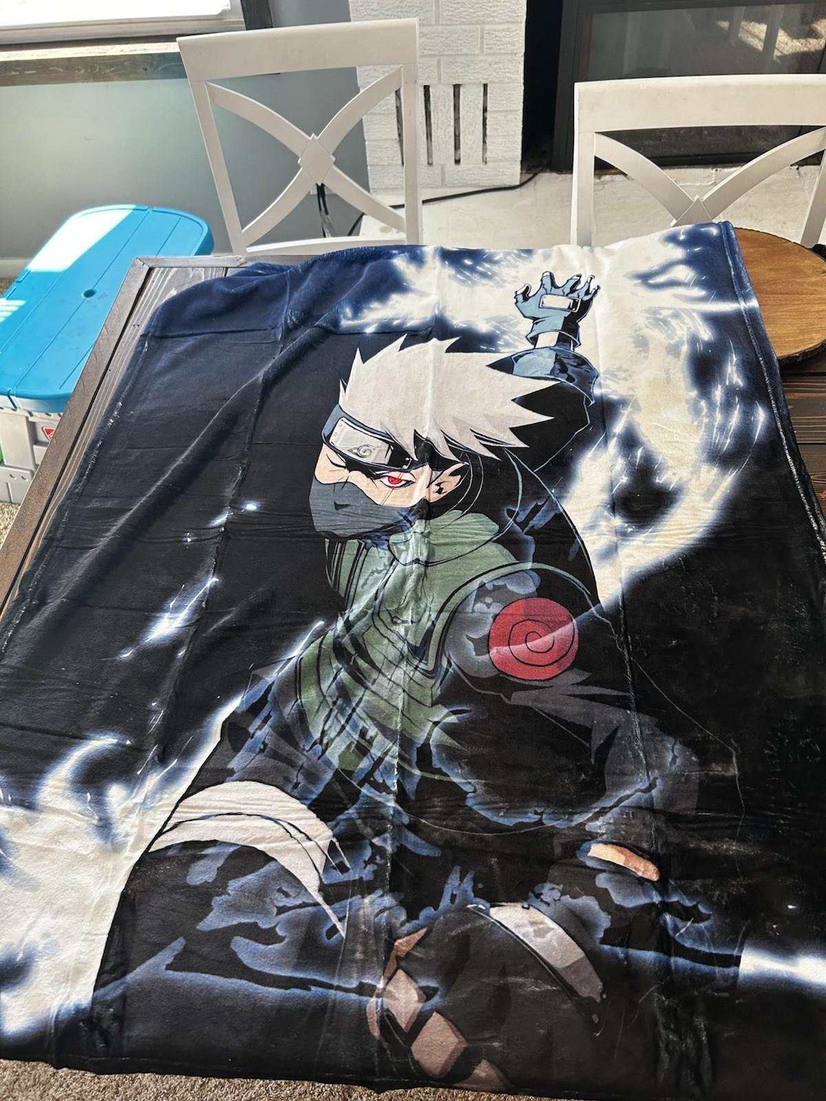 Kakashi Hatake Naruto Fleece Throw Blanket 40 x 50 in Anime Pictorial