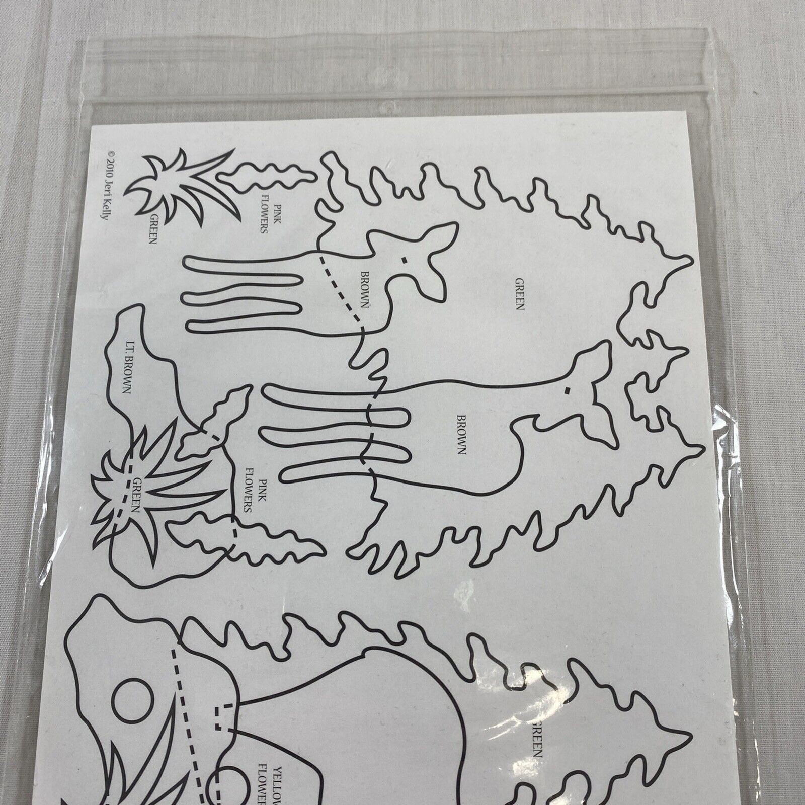 Jeri Kelly Deer Trio Pattern Quilting