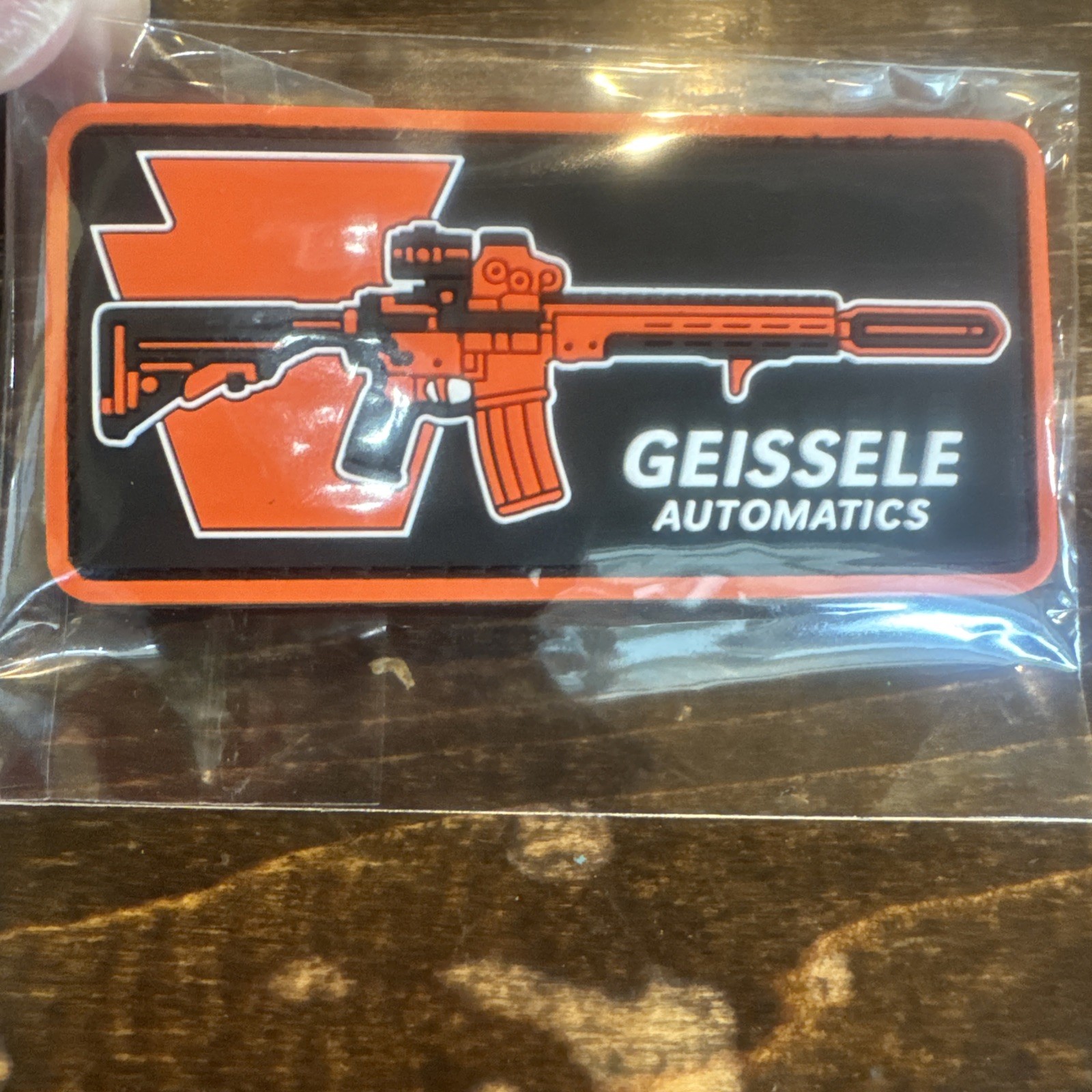 2026 Shot Show Geissele Automatics Tactical Morale Patch PVC Hook & Loop New