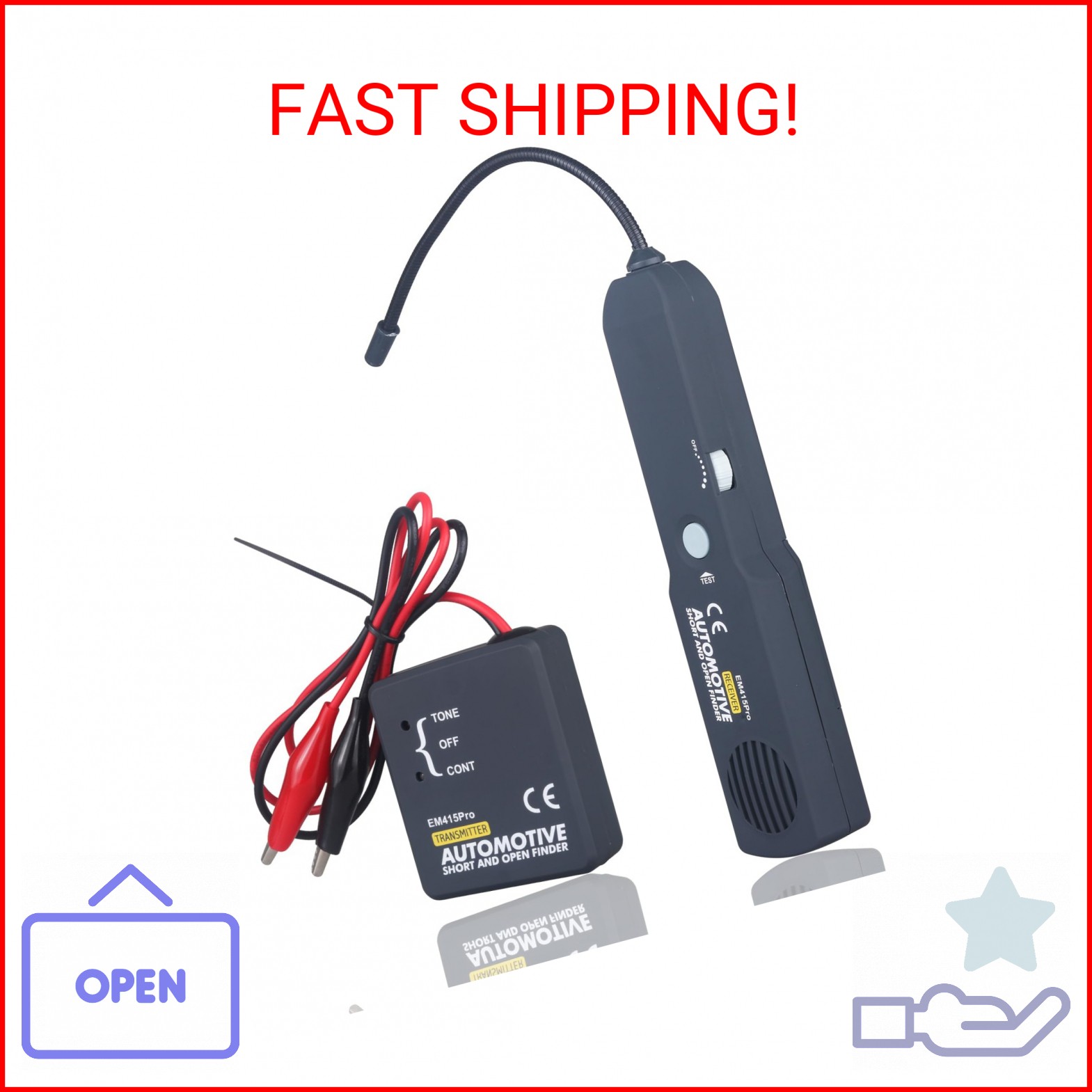 Cable Circuit Wire Tracker Automotive Electrical Open & Short Finder Circuit Tes