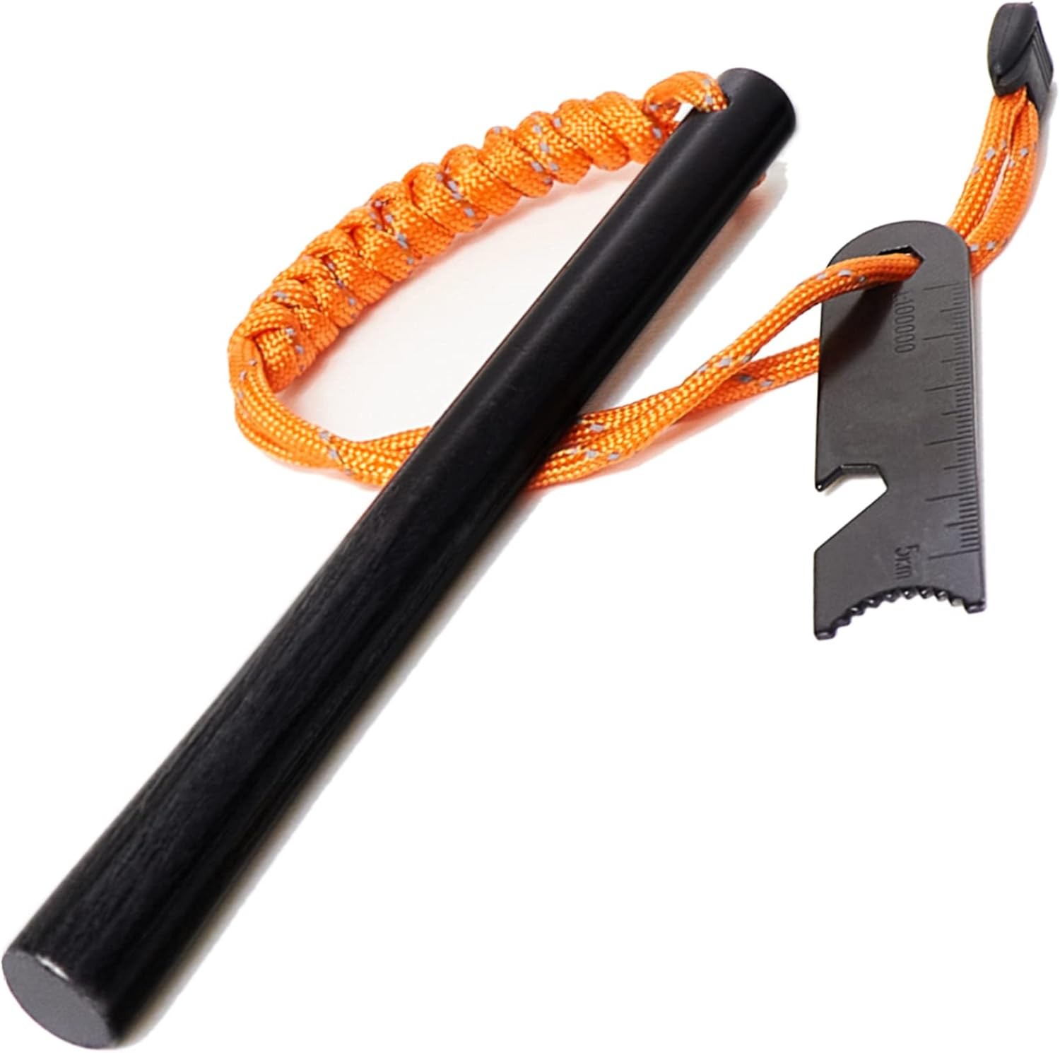 Ferro Rods 1/2 Inch X 6 Inch, Premium Ferro Rod Fire Starter Survival Tool, Flin