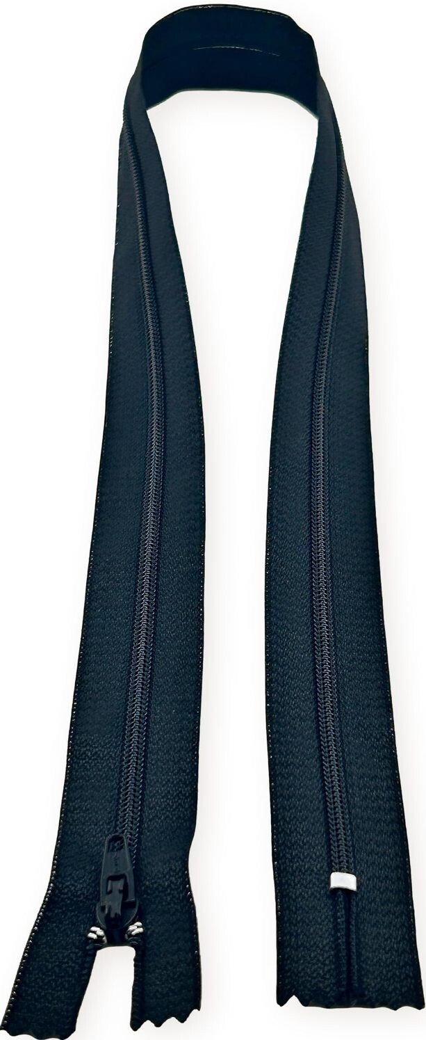 Rey SP40-900 Nylon Zippers (Pack of 50), Black Color (900), 23.62 Inches Long