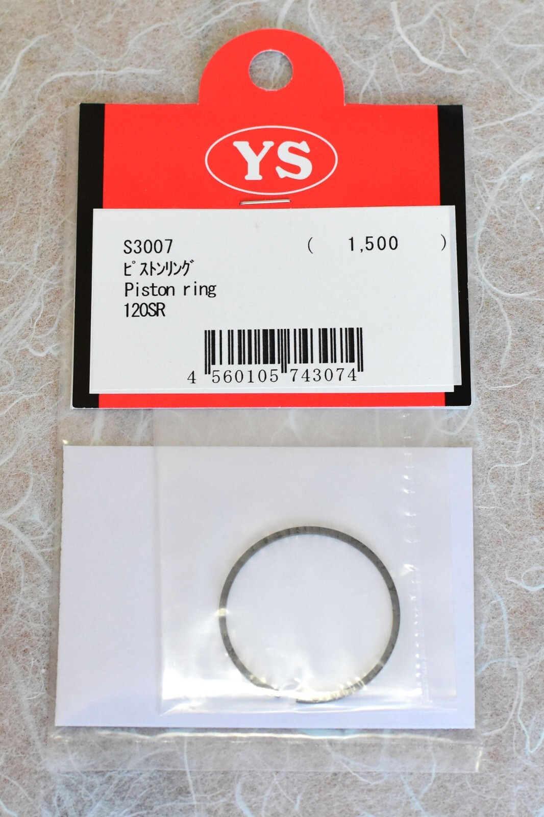 YS Engines Piston Ring 120SR 120SRX #S3007 NEW OEM Replacement