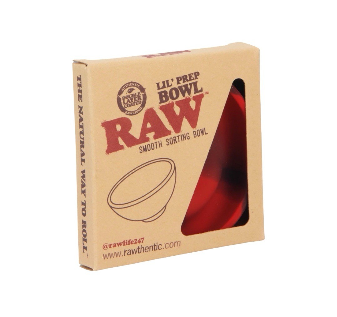 RAW Rolling Papers "LIL PREP BOWL" Smooth Silicone Sorting Bowl Washable+ lighte