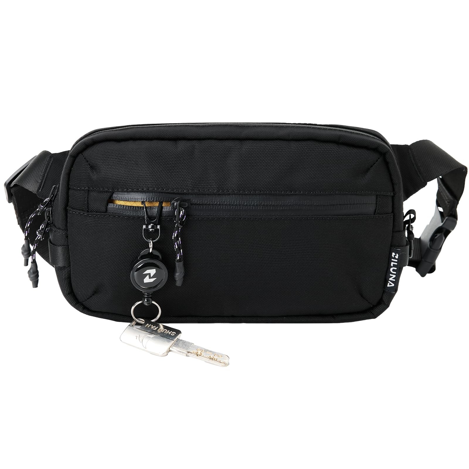 2L Sling Bag for Men & Women - Anti-Theft RFID Blocking Fanny Pack with Locka...