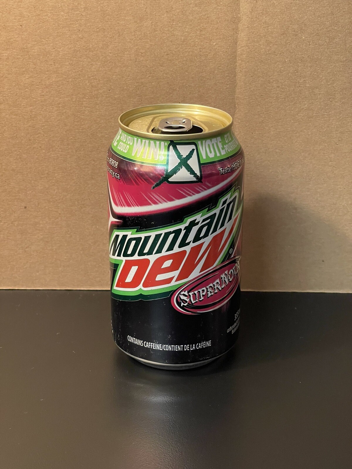 Mountain Dew Supernova Dewmocracy 2013 Canada 🇨🇦 Empty 12oz Can