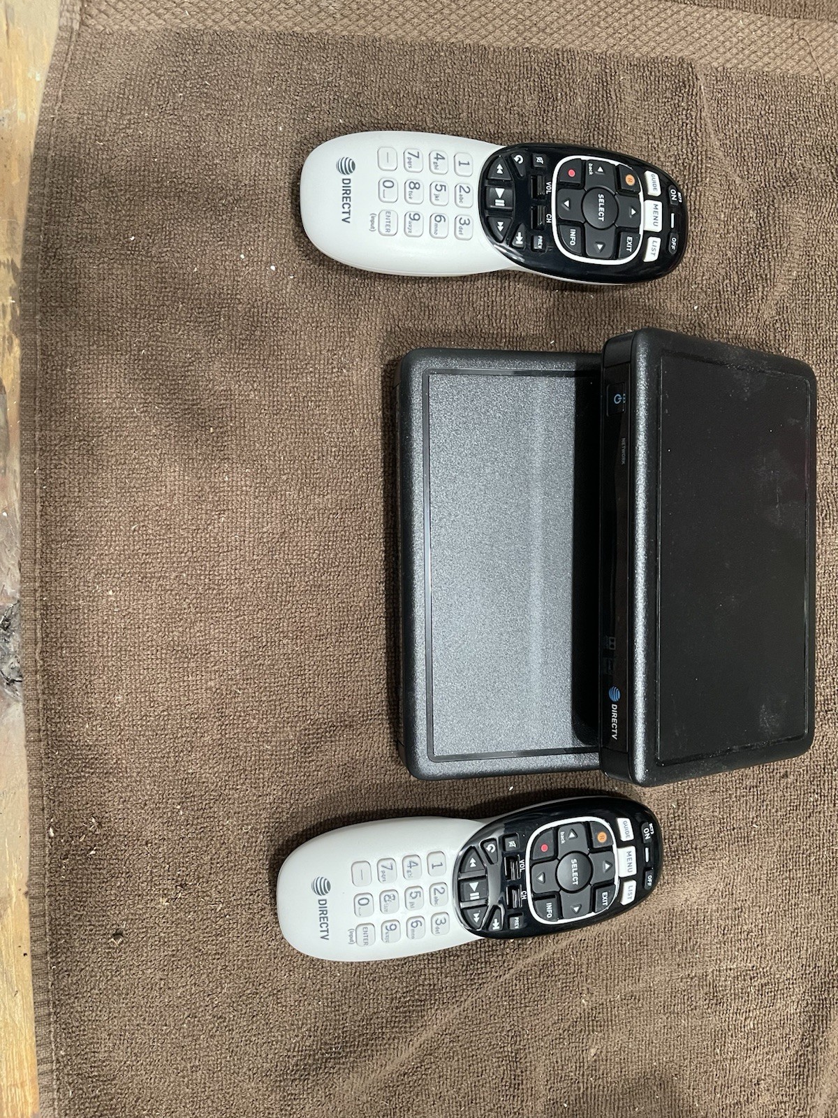(2) Directv Wireless Genie Mini Receiver W/ Power Supply & Remote C51-100