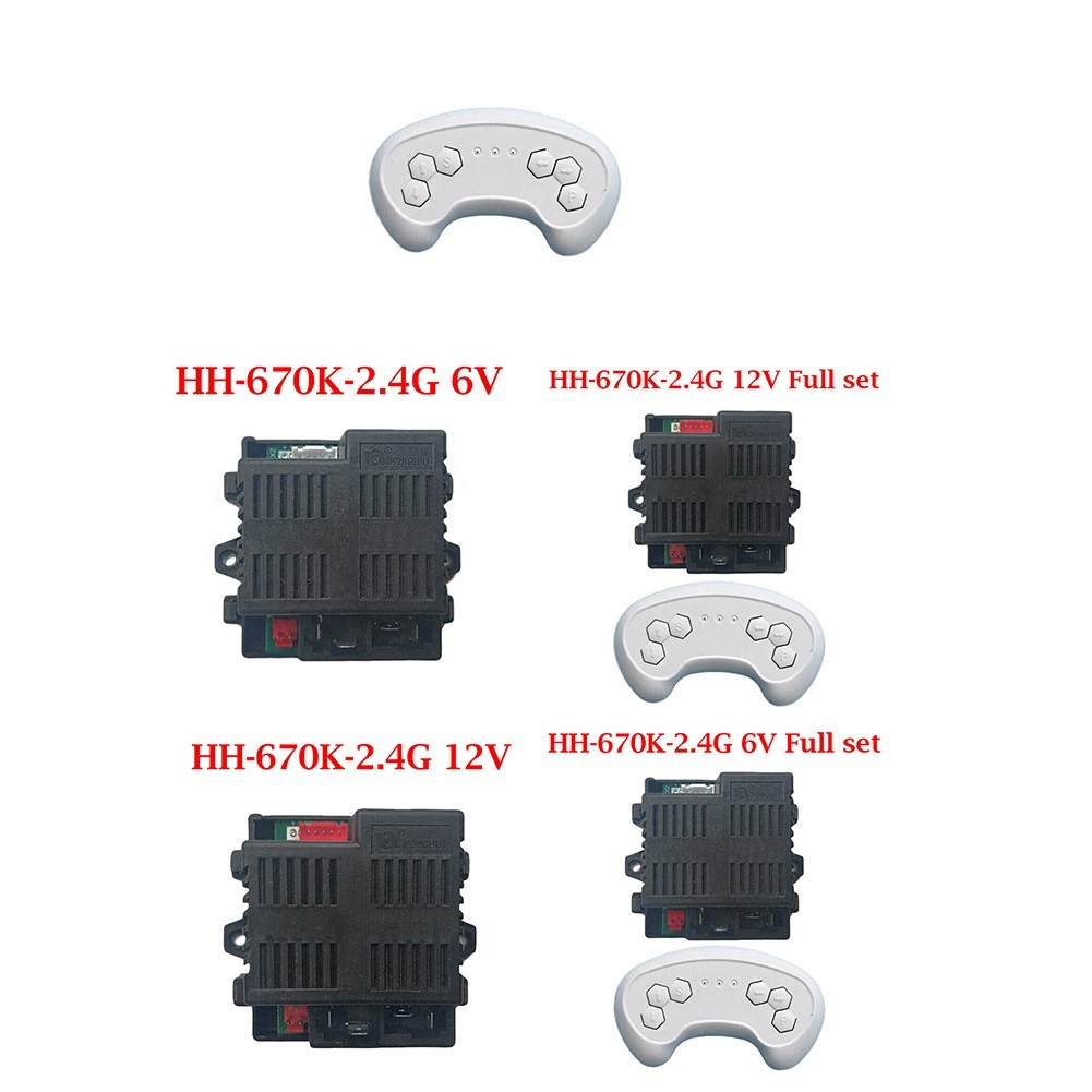 Brand New Remote Control Receiver 6V for child Children HH-670K-2.4G