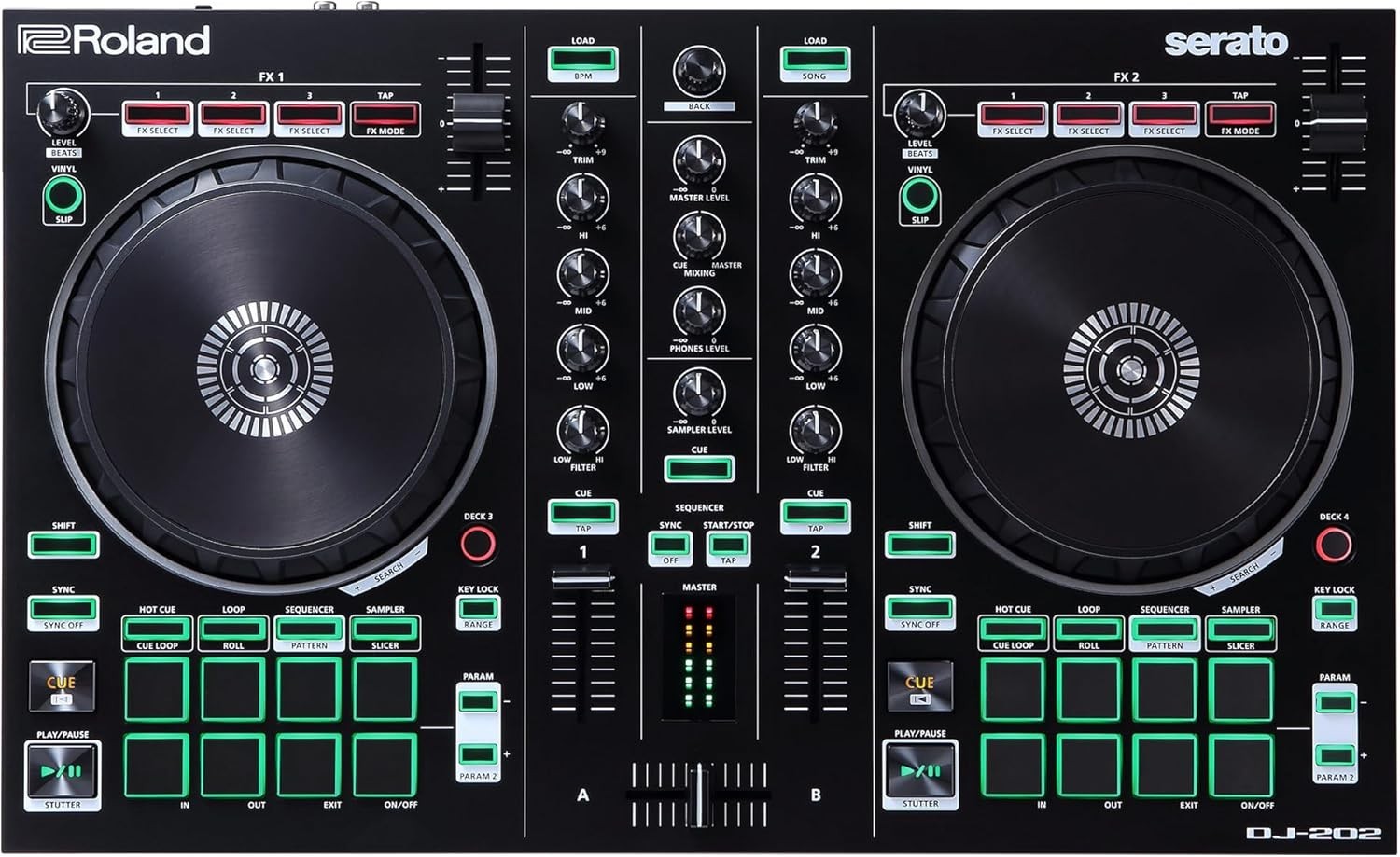 High-Quality DJ Controller with Built-In Drum Kits | Serato DJ Compatible