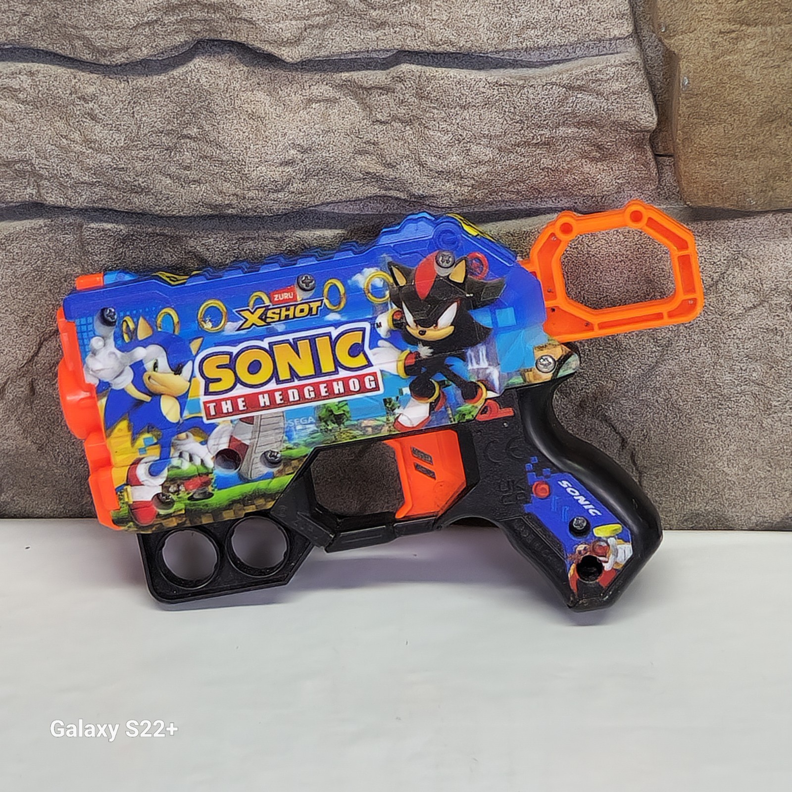 Sonic The Hedgehog X-Shot Skins Dart Blaster Flux Race Team X-Legendary Loose