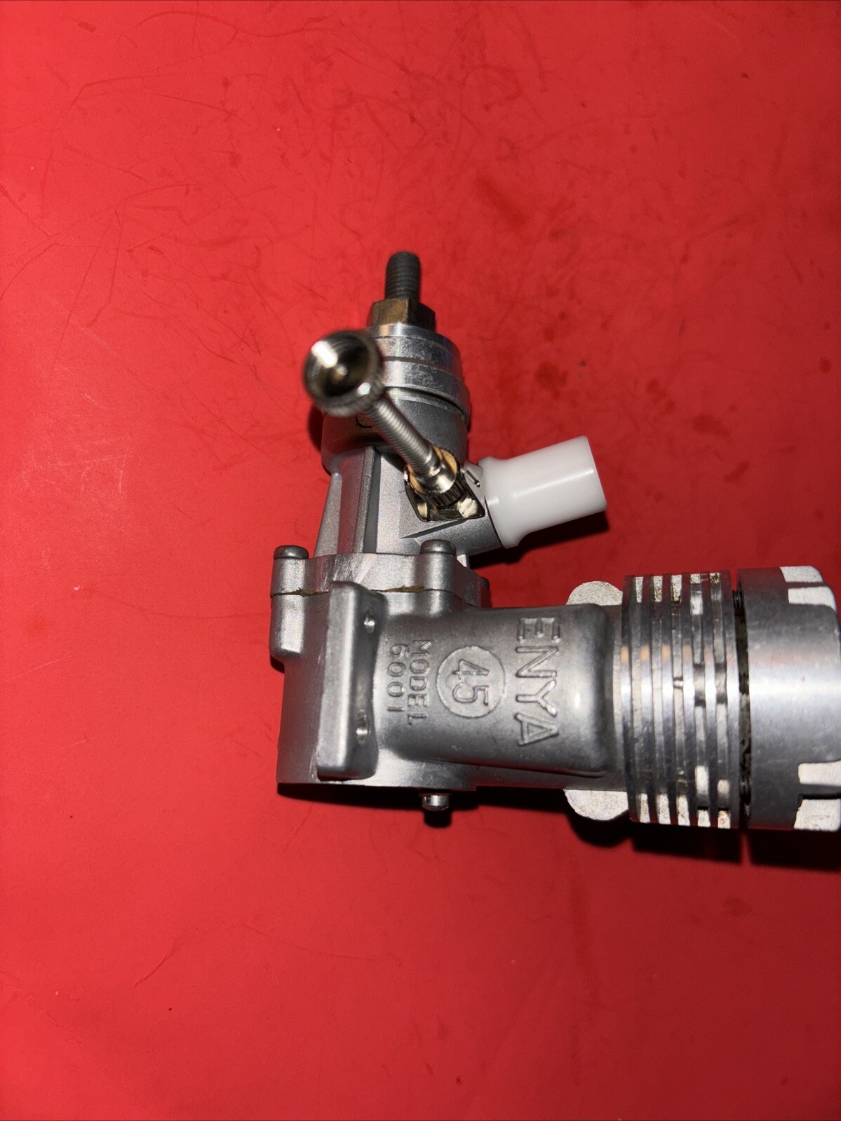 ENYA 45 BB 6001  STUNT ENGINE & T-MUFFLER COMPLETE NICE #7