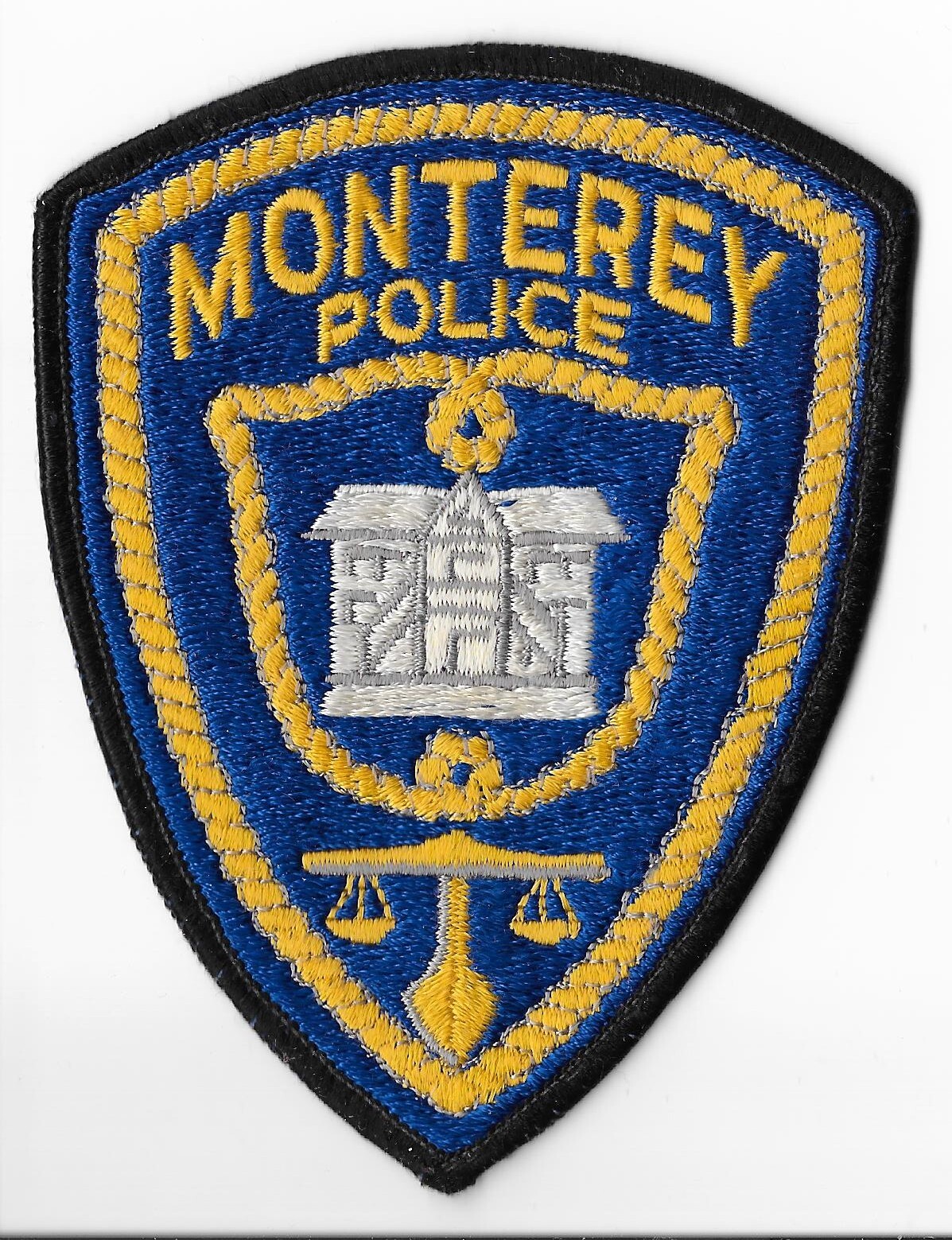 Monterey Police Department, California Shoulder Patch V2