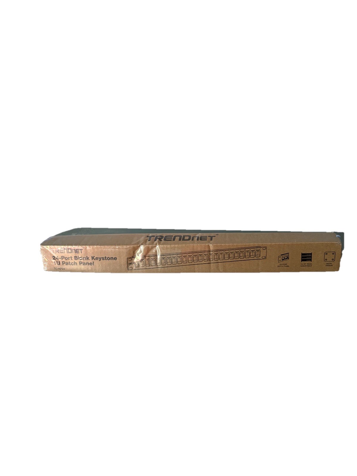 TRENDnet TC-KP24  24-Port Blank Keystone 1U Patch Panel New Sealed