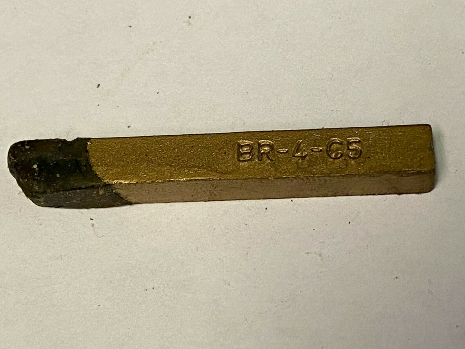 BR-4 GRADE C5 CARBIDE TIPPED TOOL BIT, STEEL/FERROUS, NEW