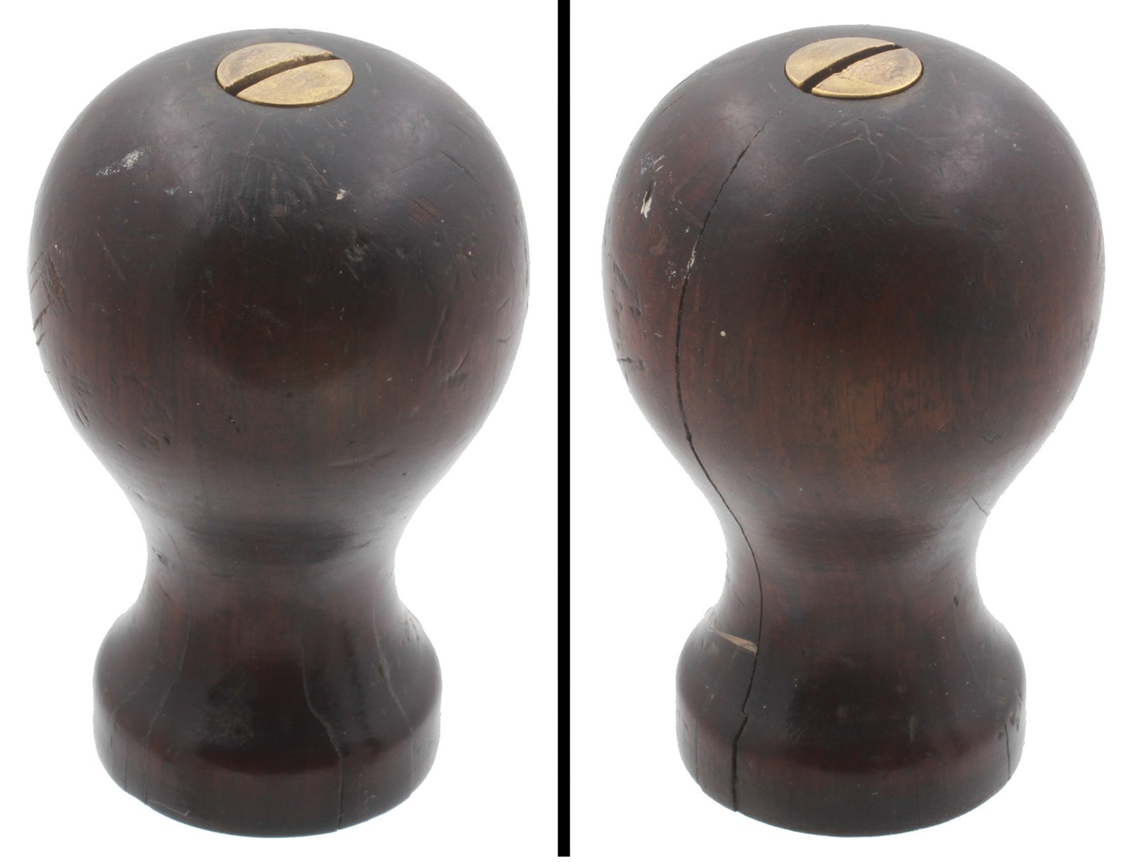 Orig. Type 12 Front Knob for Stanley No. 5 Plane- w/ Orig. Screws -mjdtoolparts