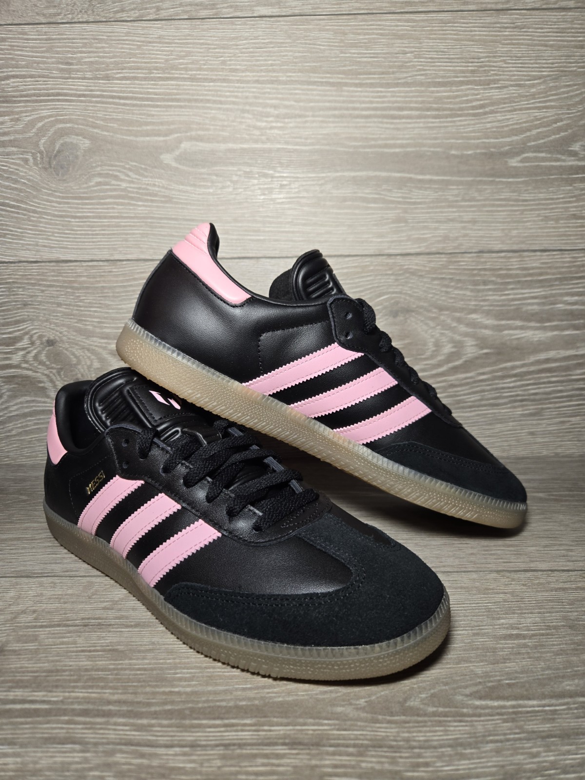 Adidas Samba Messi Black Pink Gum Bottom Soccer Shoes Mens Sizes JP7845