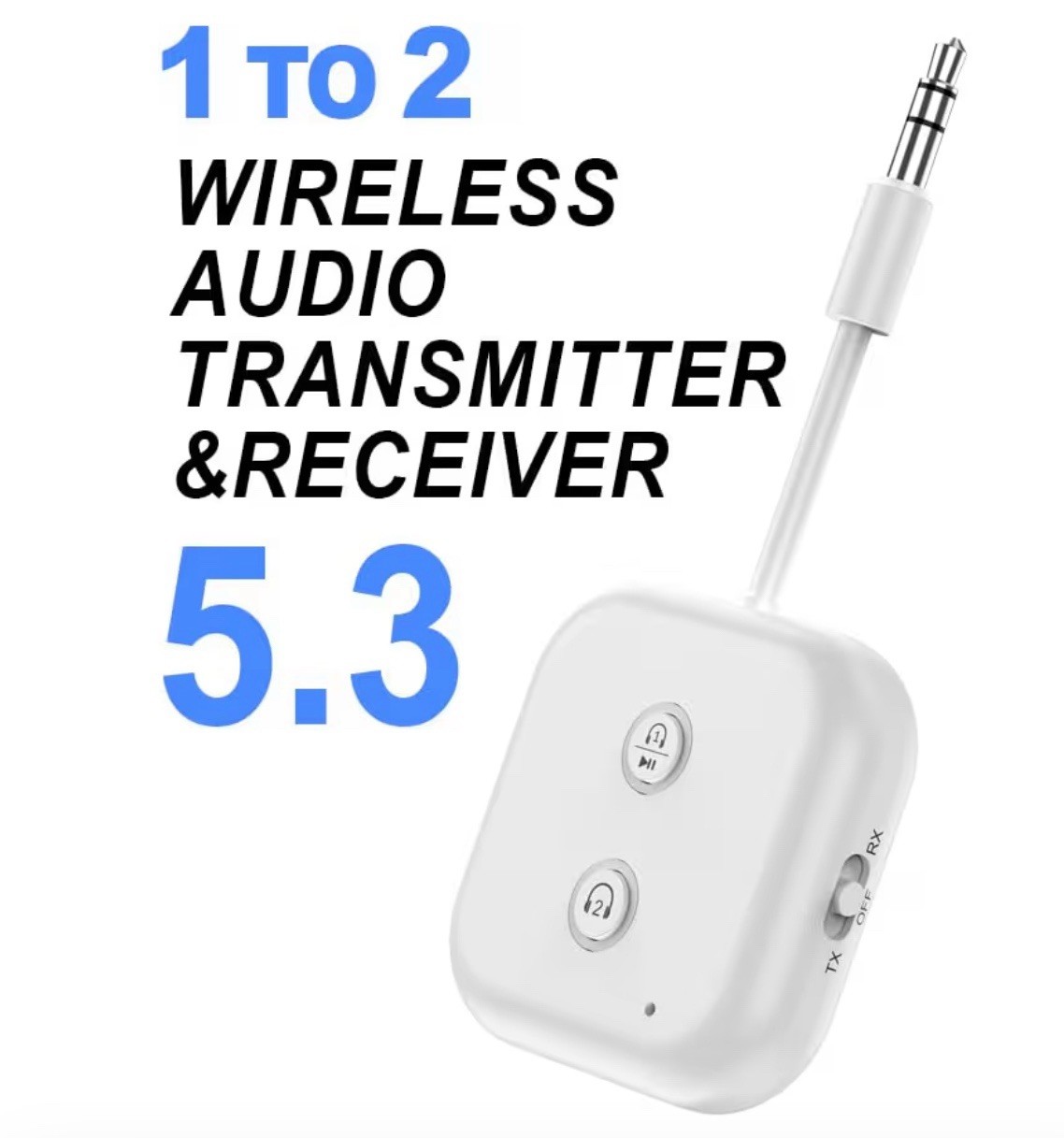 Airplane Bluetooth Adapter for Headphones, Bluetooth Transmitter for TV 5.3