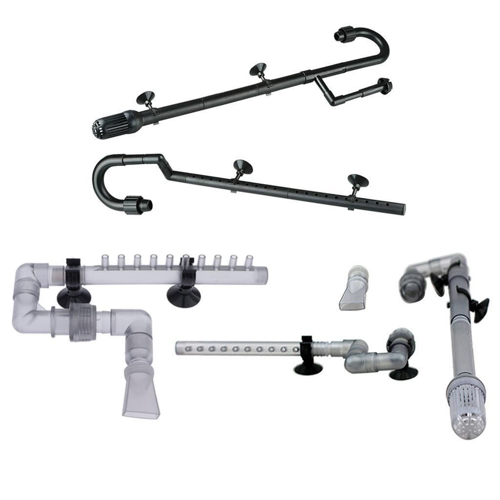 Aquarium Fish Tank Outflow Inflow  Tube For Fish Tank