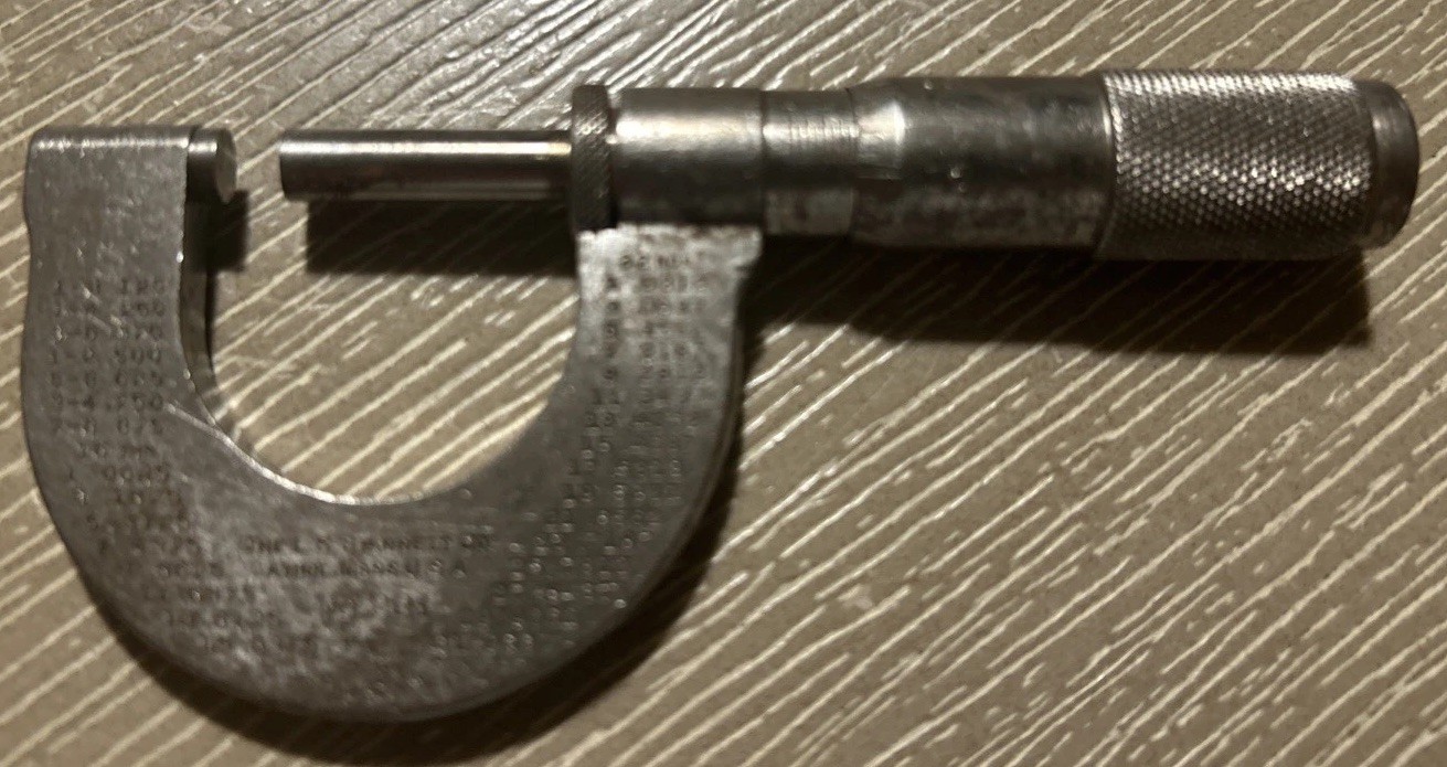 Vintage The L.S. Starrett Co. Micrometer No. 201 - Athol, MASS USA