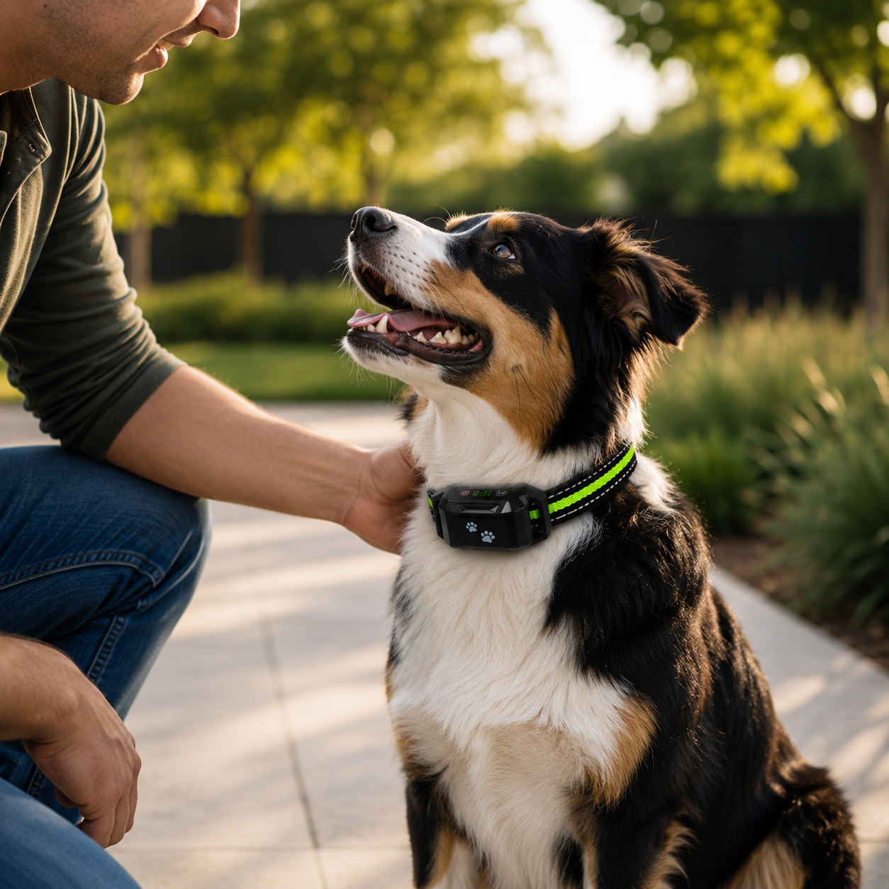 Rechargeable Anti Bark Dog Collar Waterproof Automatic Training Collar