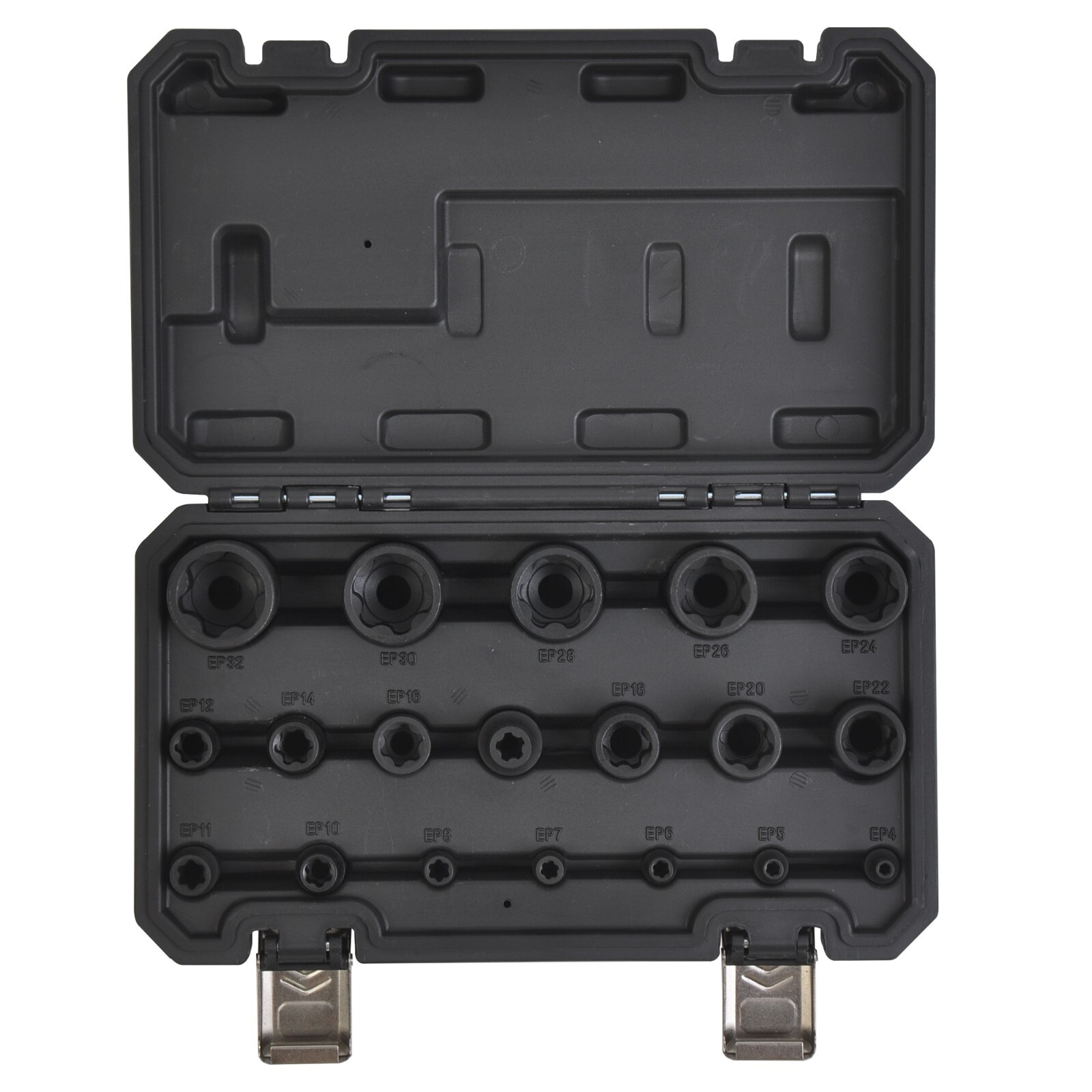 19 PC External Torx Plus Sockets Set 6 Point EP Socket EP4,Dr E-Torx Plus Socket