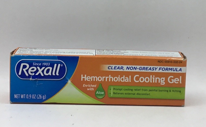 Rexall Hemorrhoidal Cooling Gel 0.9oz Aloe Relief Hemorrhoids Exp 3/27