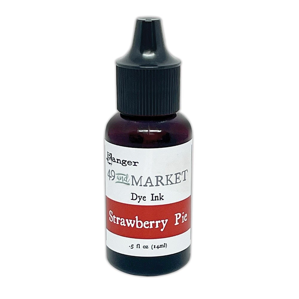 49 And Market Dye Ink Reinkers 0.5oz-Strawberry Pie