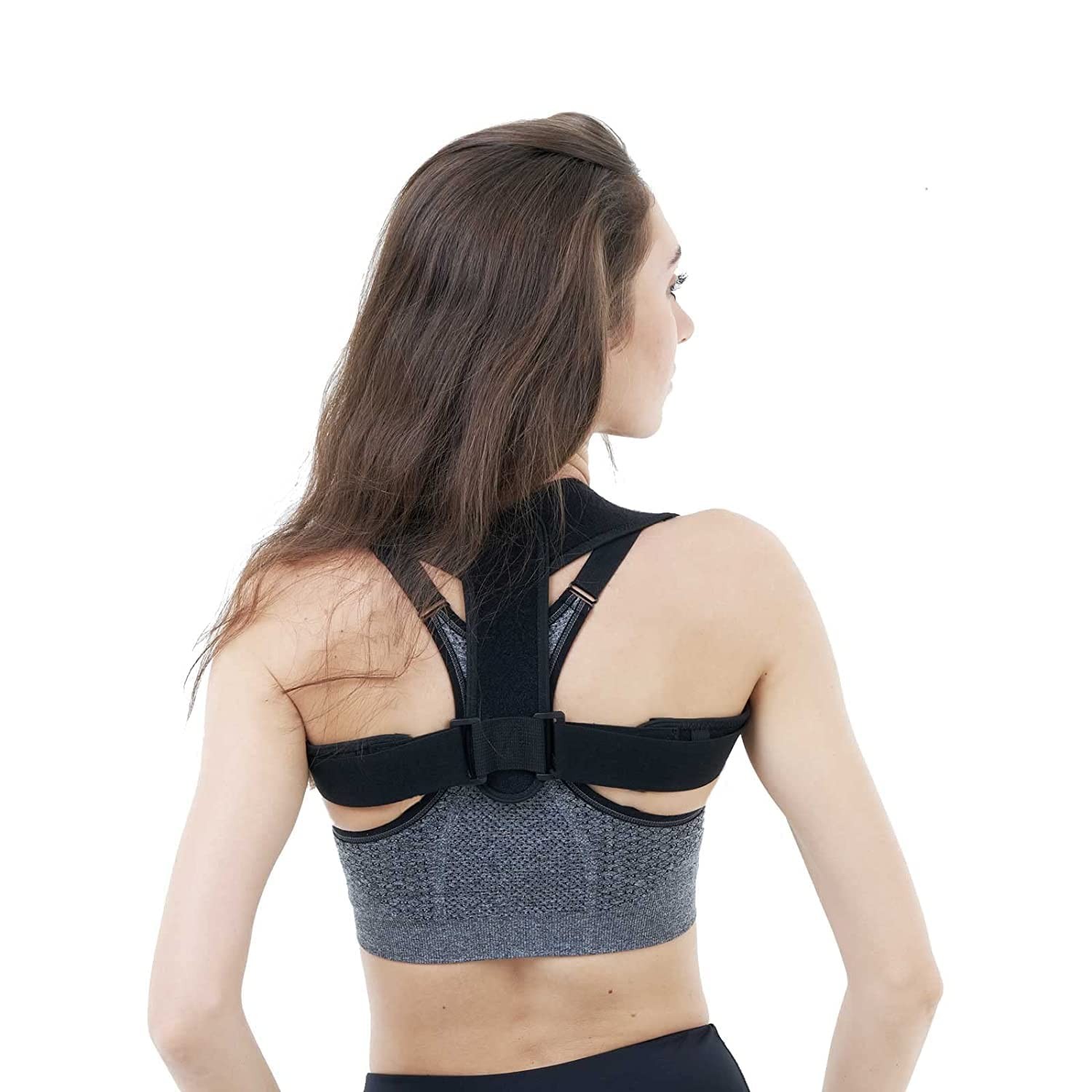 HLOES Posture Corrector for Women and Men,Adjustable Upper Back One Size